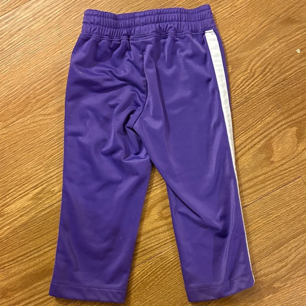 Nike Toddler Purple and White Track Jacket & Pants Set - Picture 5 of 5